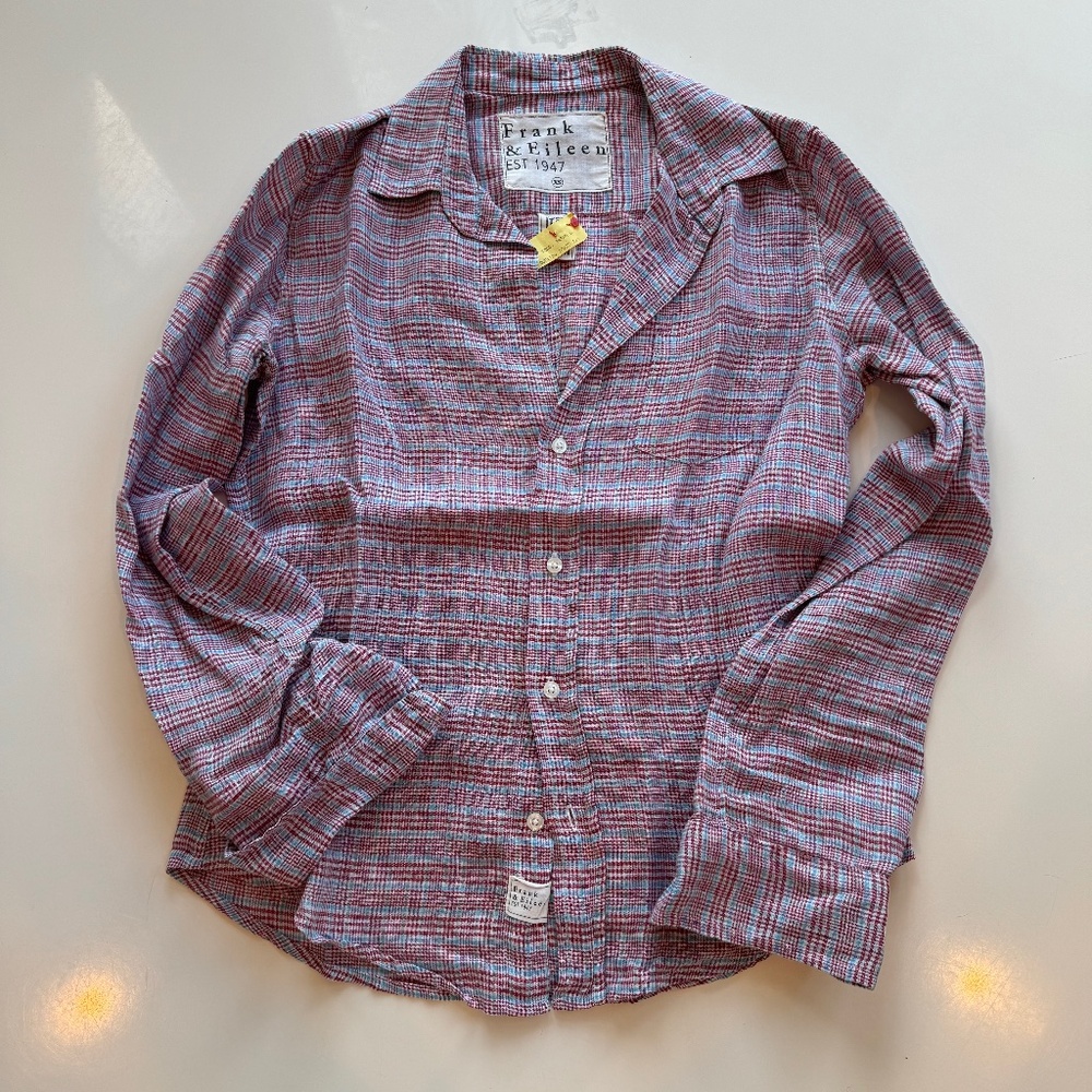 Frank & Eileen BARRY Tailored Button-Up Shirt